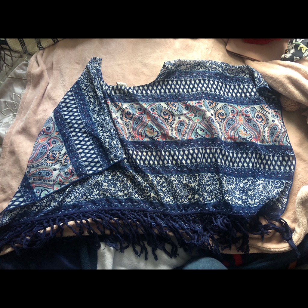 Patterned Poncho!